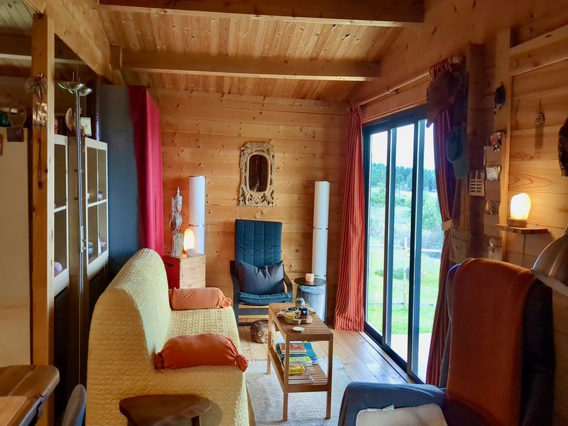 Cosy living room in the chalet